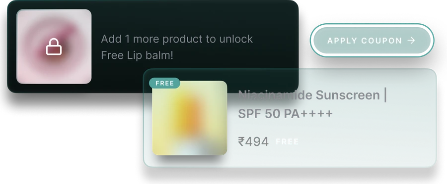 Freebies unlock UI