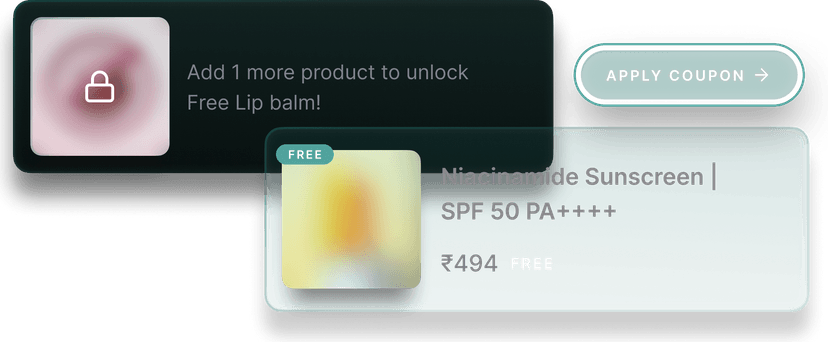 Freebies unlock UI