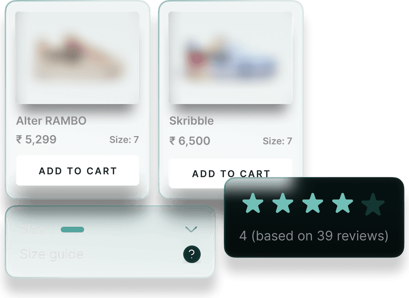 Recommendation cards